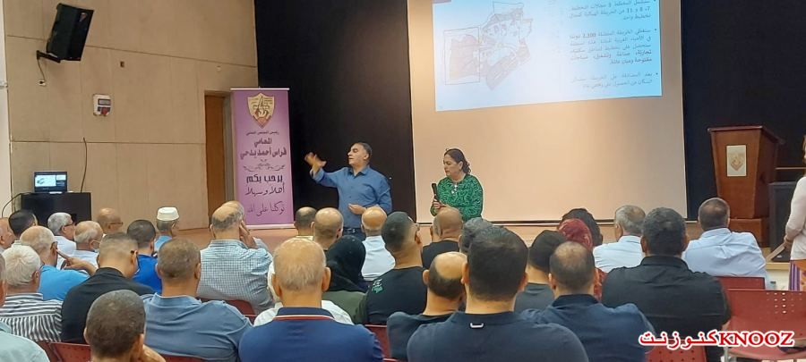 كفرقرع جلسة بخصوص التخطيط بمسطحات 7,8,11 ضمن الفتمال ותמ